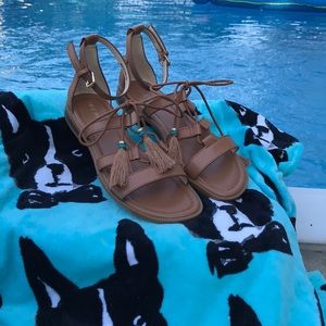 Nine West flat gladiator sandals